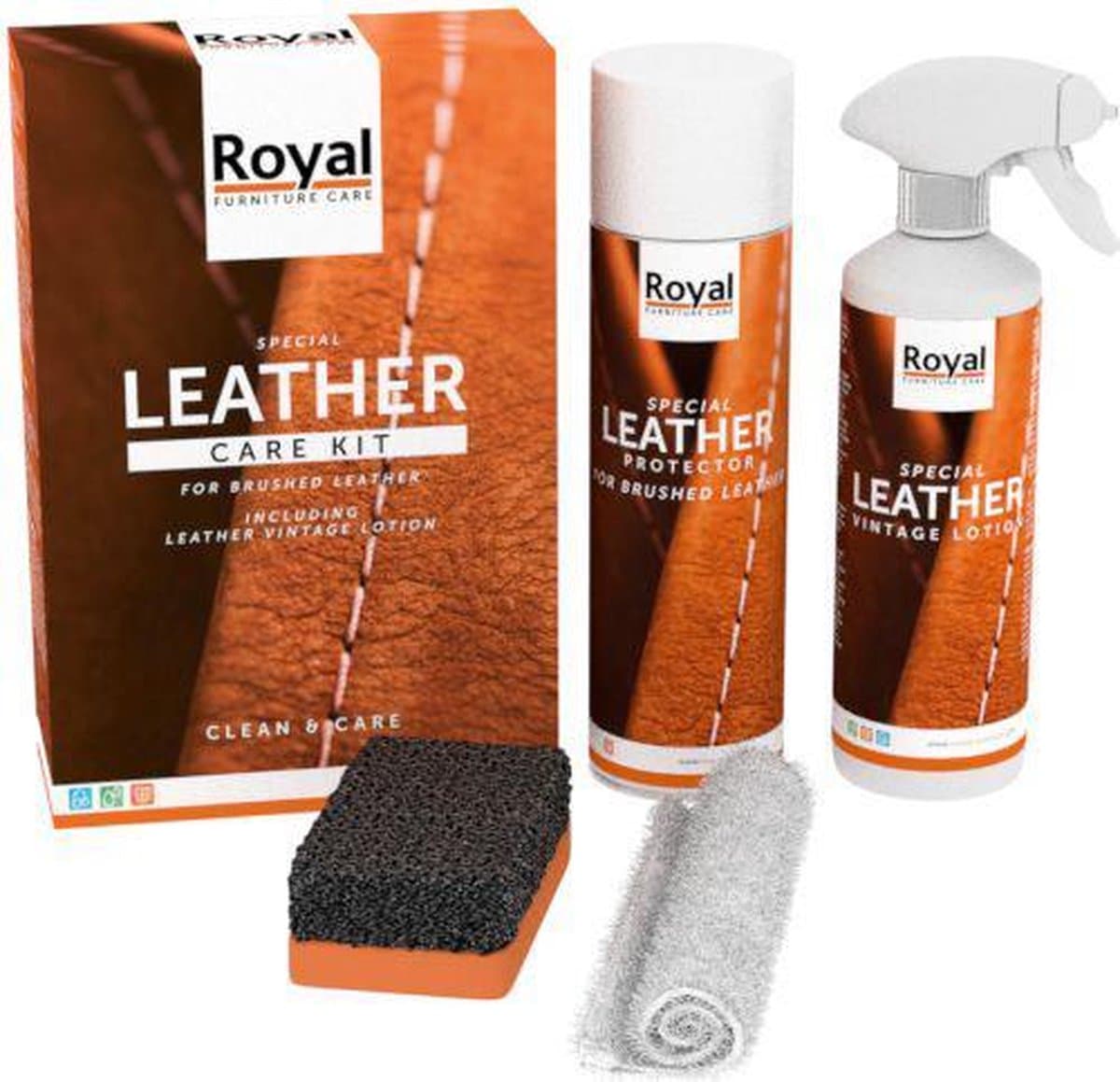 Leather Care Kit Brushed & Vintage leather