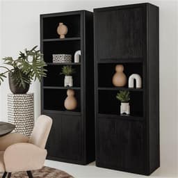 Boekenkast Tiffany Zwart 80 cm - 2