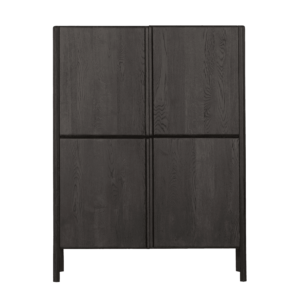 Opbergkast Amalia Basalt 120 cm - 4 drs