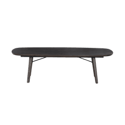 Salontafel Auke Espresso Deens Ovaal 140 cm - 1