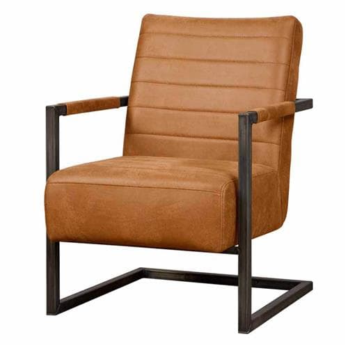 Fauteuil Ruben Bull Cognac 28