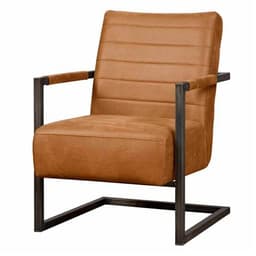 Fauteuil Ruben Bull Cognac 28 - 1