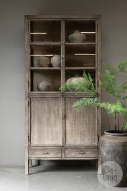 Vitrinekast Patine Half Open - 4 drs - 1