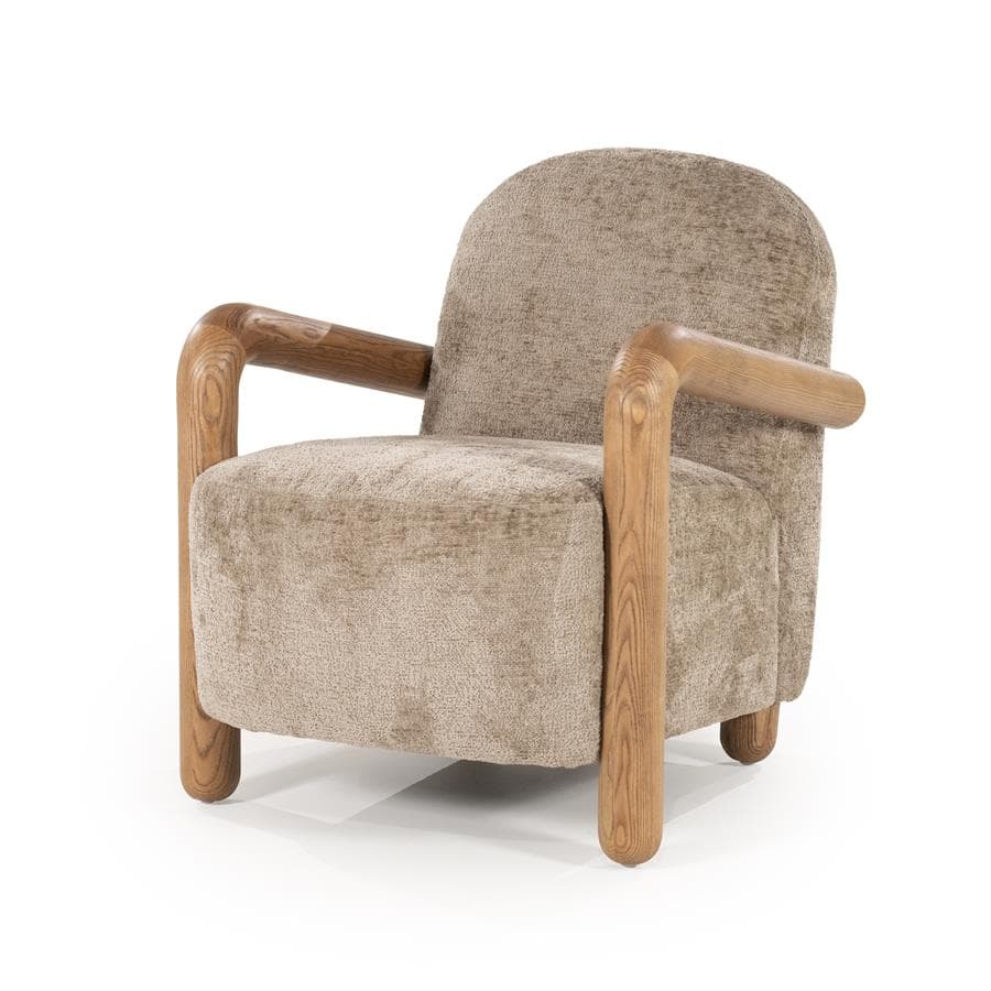 Fauteuil Retrova Taupe - 1
