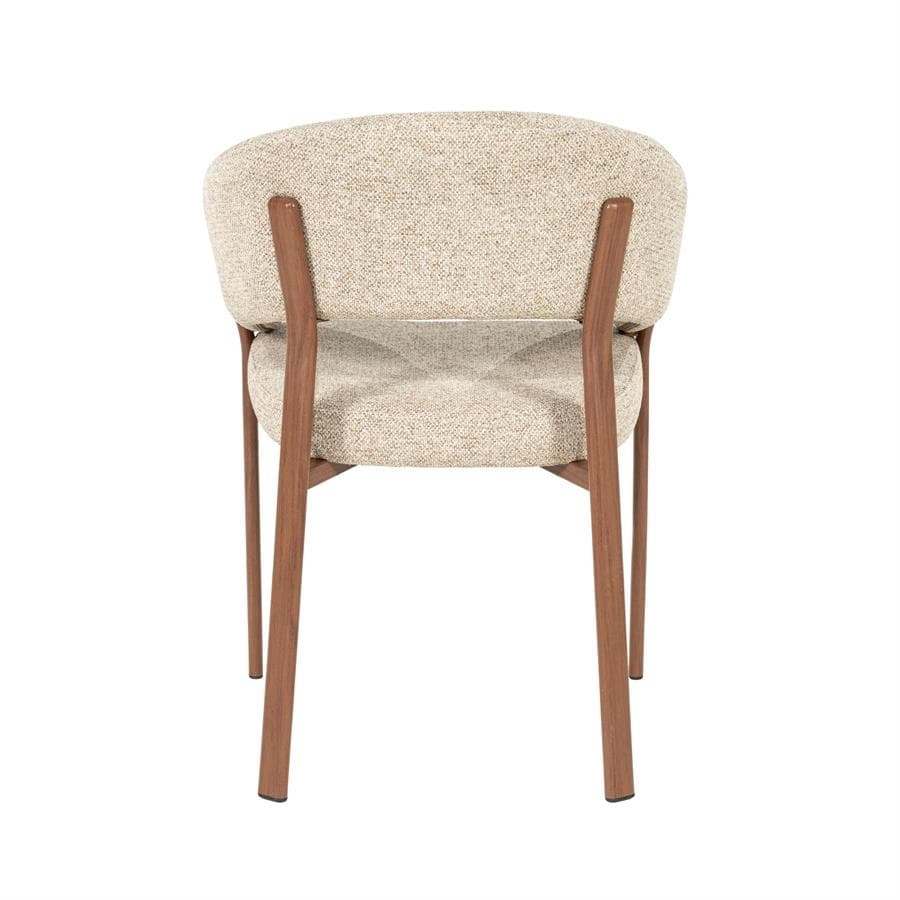 Eetkamerstoel Sedia met armleuning - Brown - 4