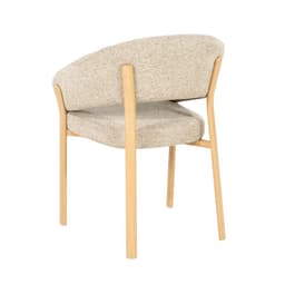 Eetkamerstoel Sedia met armleuning - Naturel - 4