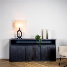 Dressoir Tiffany Zwart 180 cm - 2