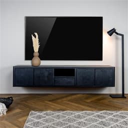 Tv-Meubel Tiffany Zwart 200 cm - 2