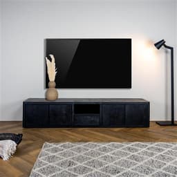Tv-Meubel Tiffany Zwart 200 cm - 3