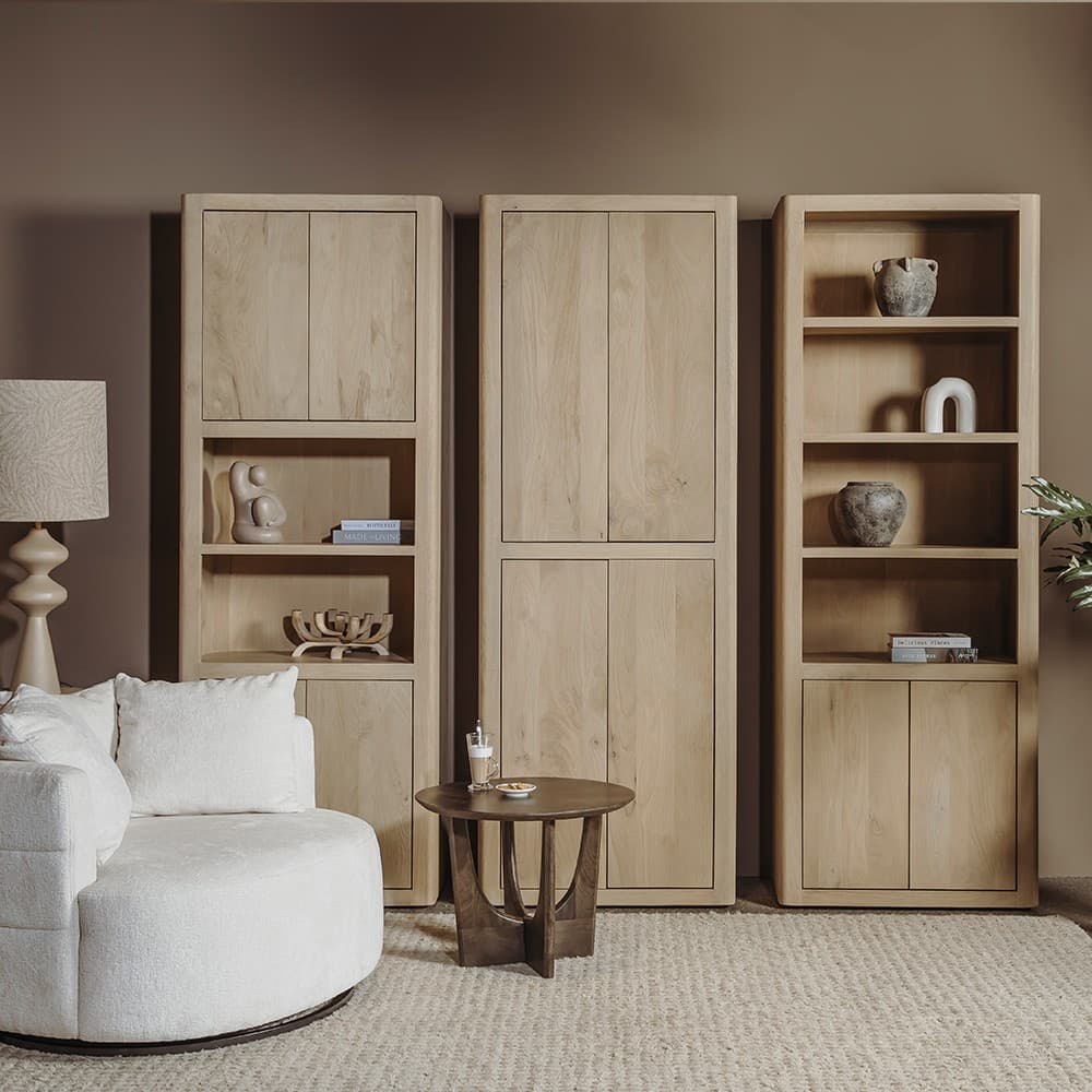 Opbergkast Tiffany Naturel 80 cm - 4