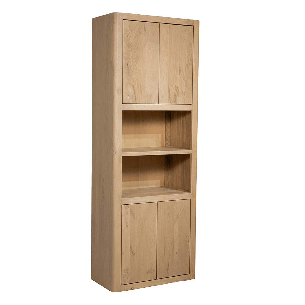 Opbergkast met open vak Tiffany  Naturel 80 cm