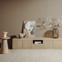 Tv-Meubel Tiffany Naturel 200 cm - 5