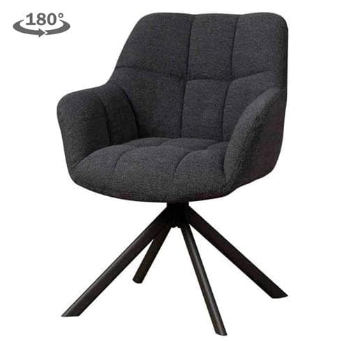 Eetkamerstoel Angelo draaibaar indigo