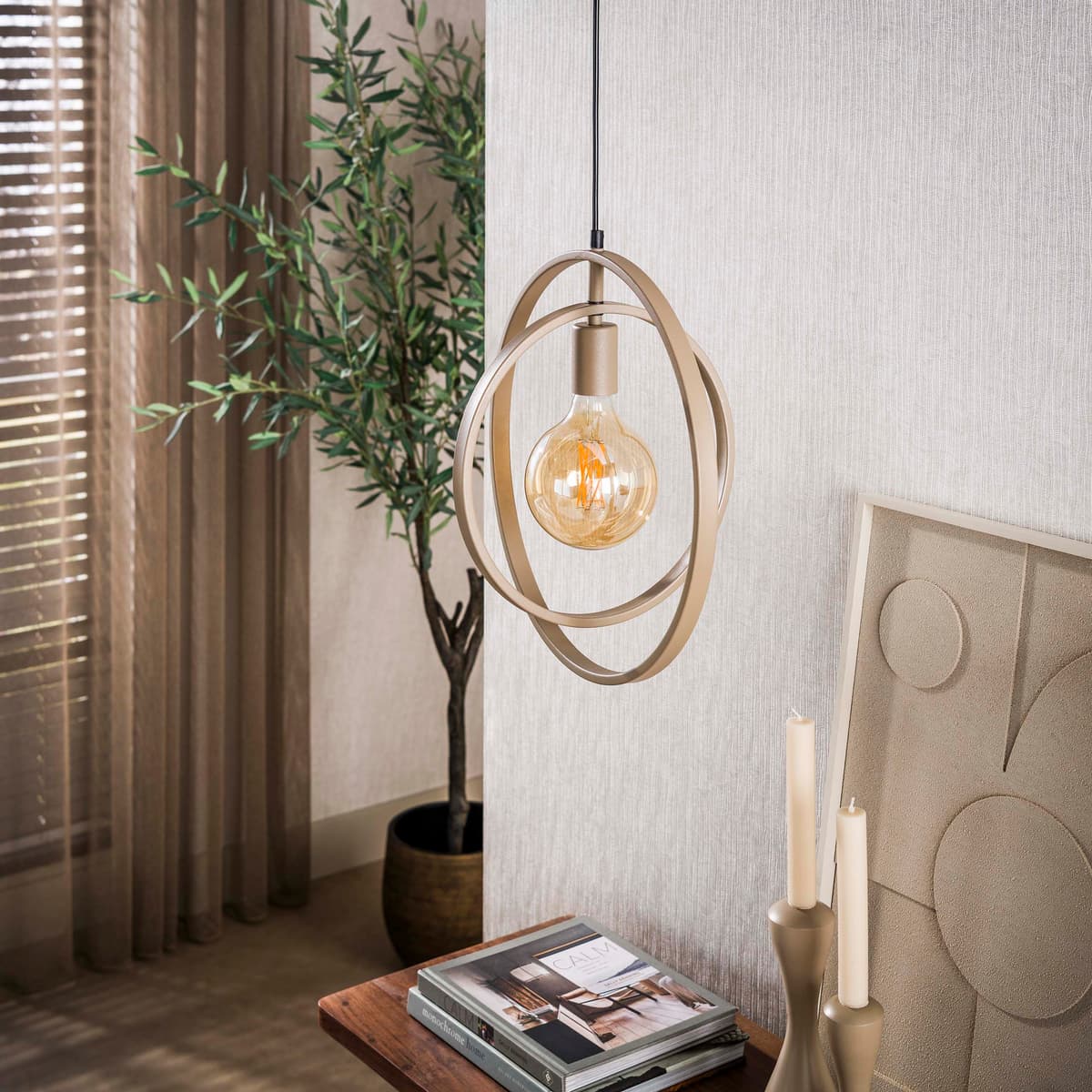 Hanglamp Turner Beige - 2