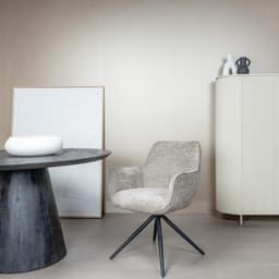 Eetkamerstoel Fonda Draaibaar Taupe - 2