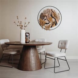 Eetkamertafel Premo Bruin Rond 150cm  - 2
