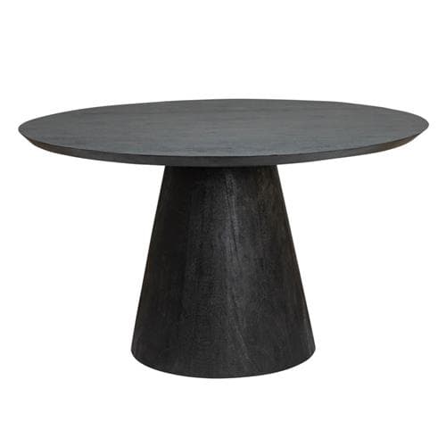 Eetkamertafel Premo Zwart Rond 130cm
