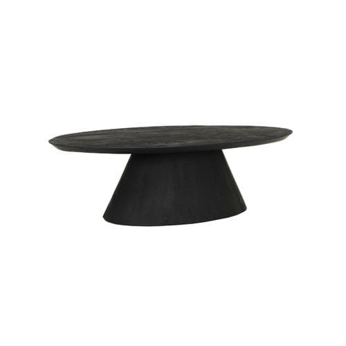 Salontafel Premo Zwart Ovaal 135cm - 1