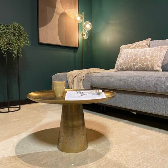 Salontafel Daisy Goud Aluminium 60 cm