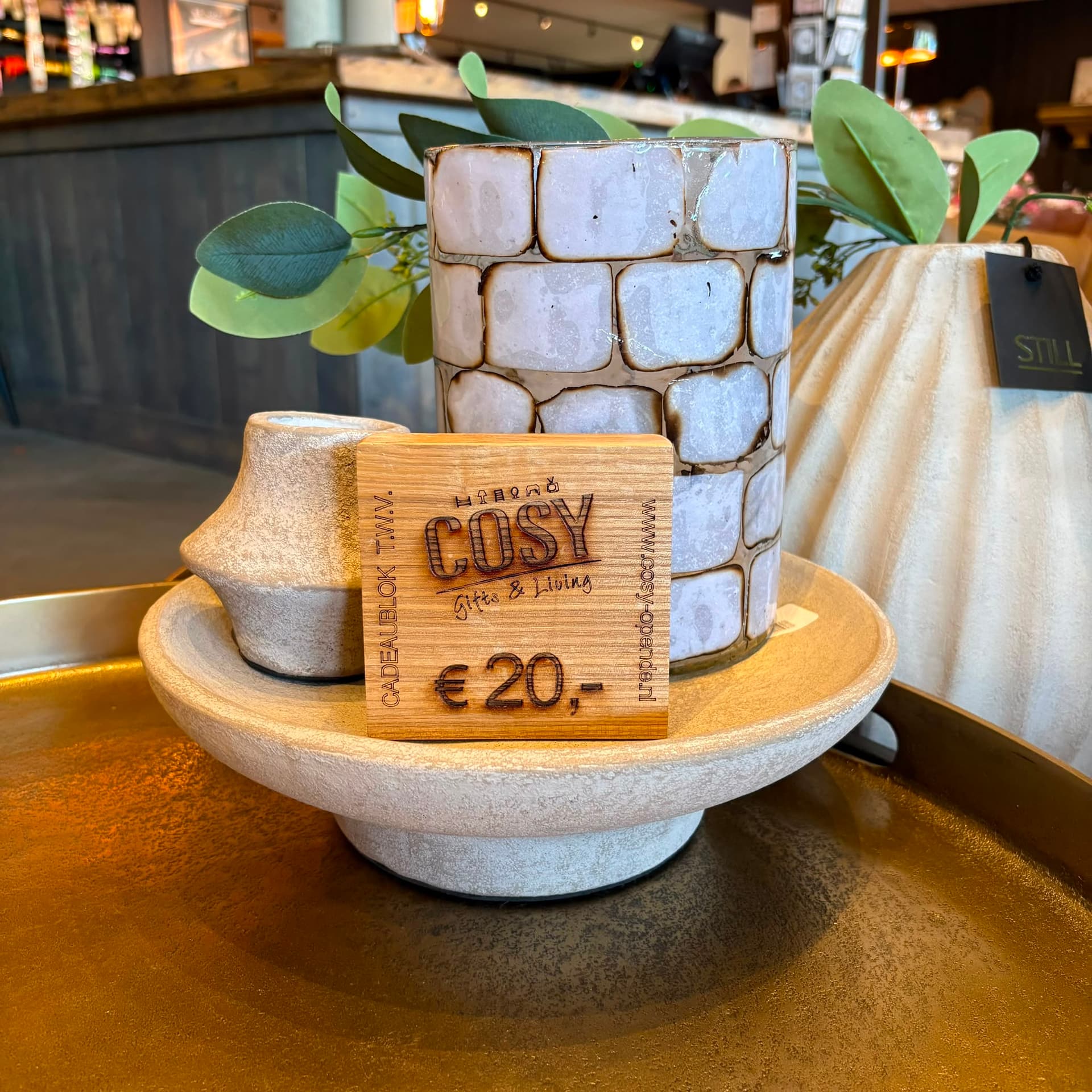 Cadeaublokje Cosy 20 Euro