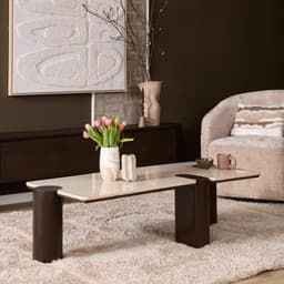 Salontafel Maeve Bruin (128 cm) - 1