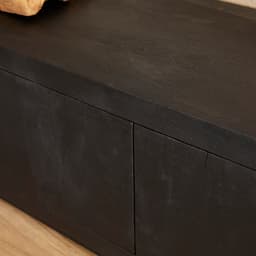 Tv meubel Brussel Zwart Mangohout 150 cm - 2