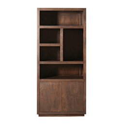 Vakkenkast Brussel Bruin Mangohout 90 cm - 3