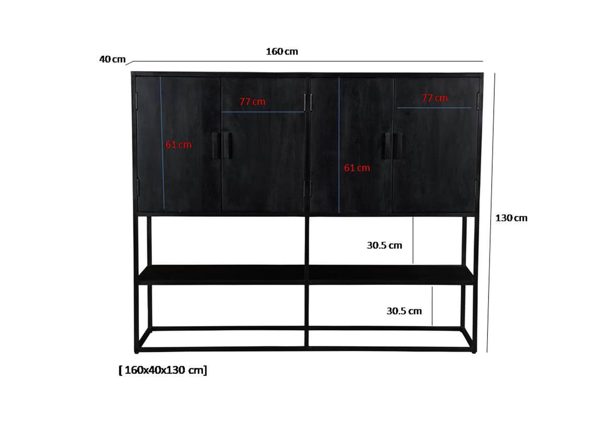 Opbergkast Kolo 160 x 130 cm - 5