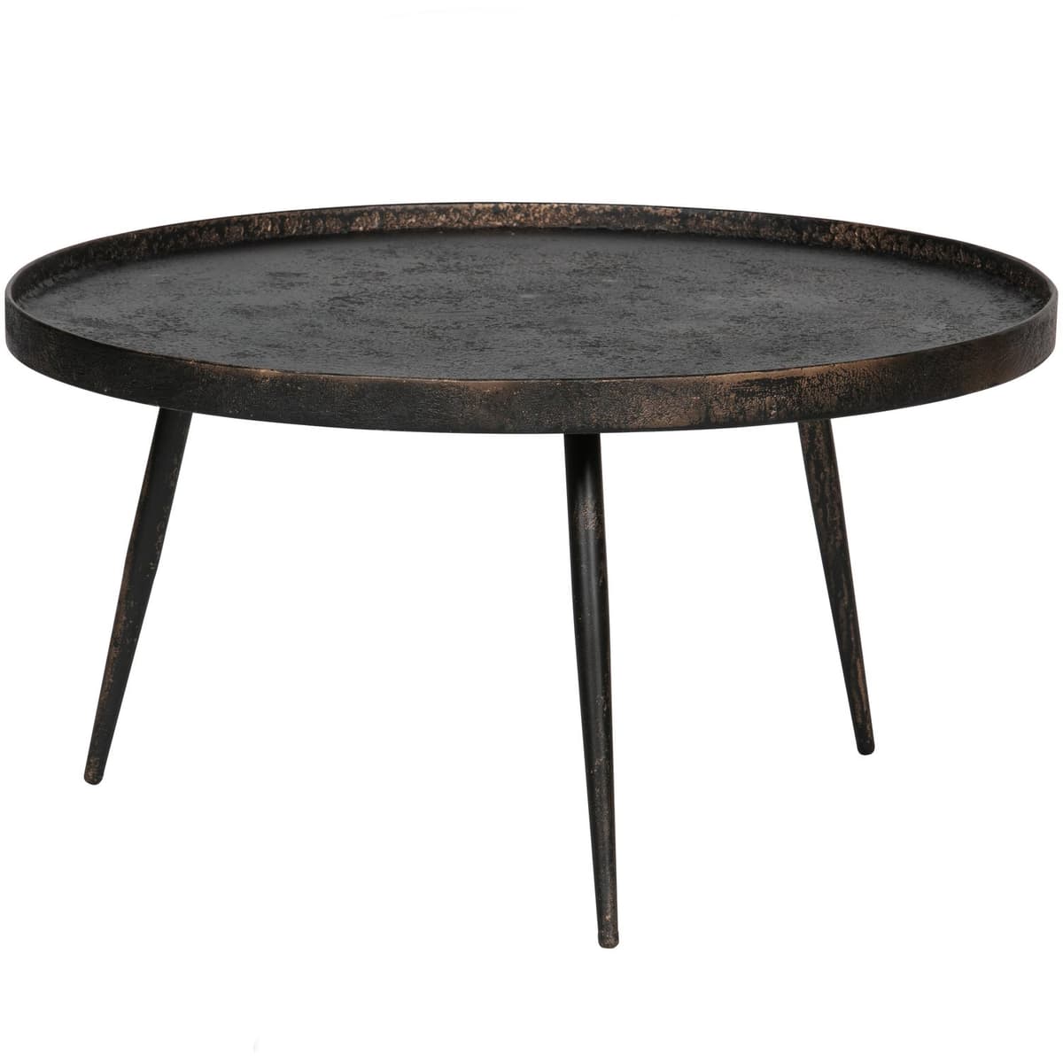 Bounds Bijzettafel Xl Hout/metaal Antique Goud 40xØ76 - 1