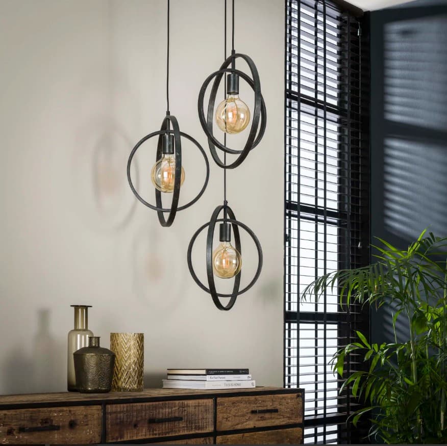 Hanglamp Turner Rond 3L Metaal - 1