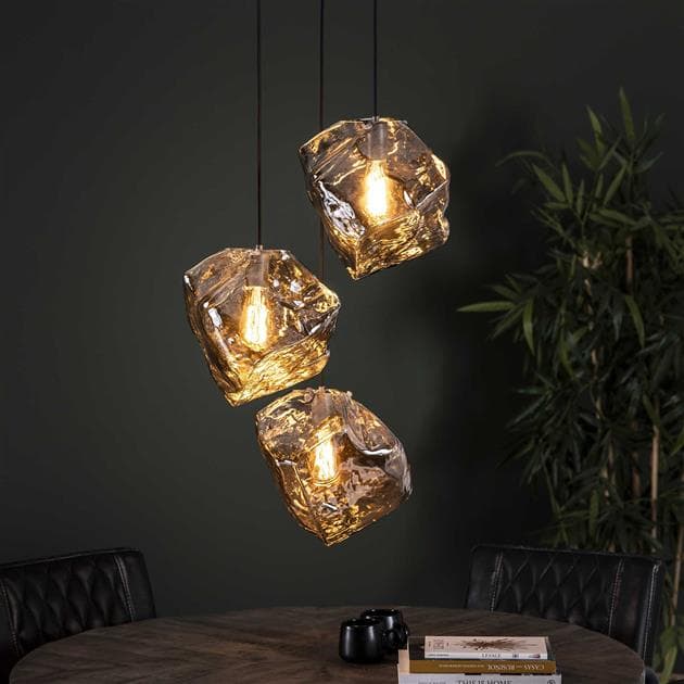 Hanglamp Rocky 3L Chromed - 2