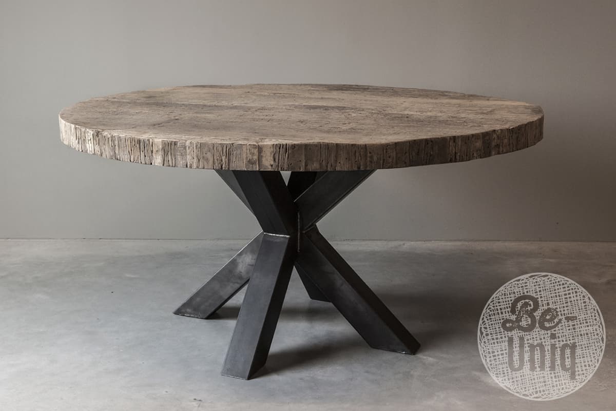 Eettafel New York Rond 200 cm (Incl. Poot) - 1