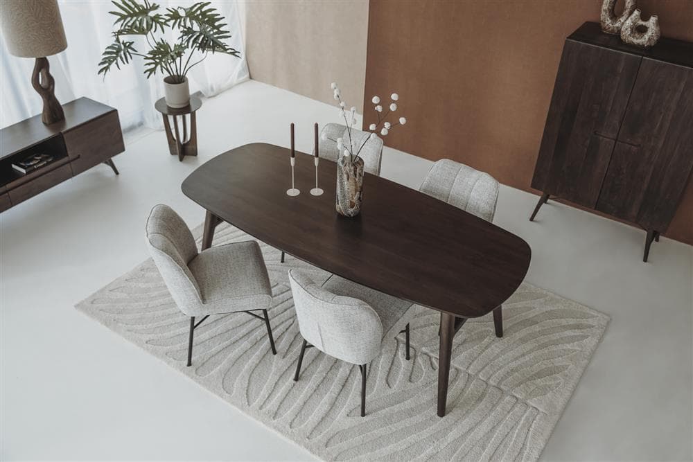Eetkamertafel Auke Espresso Deens Ovaal 240 cm - 3