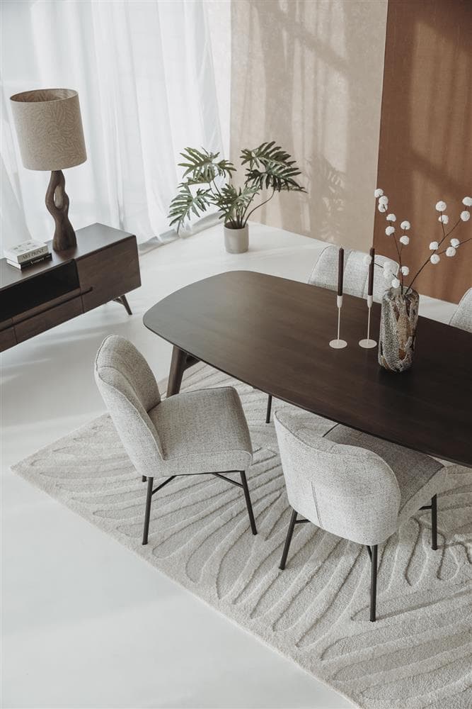 Eetkamertafel Auke Espresso Deens Ovaal 240 cm - 5