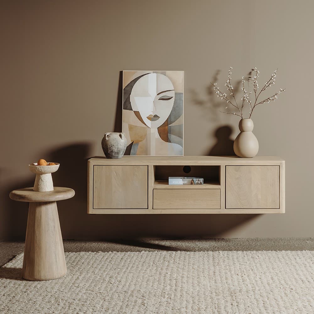 Tv-Meubel Tiffany Naturel 150 cm - 5