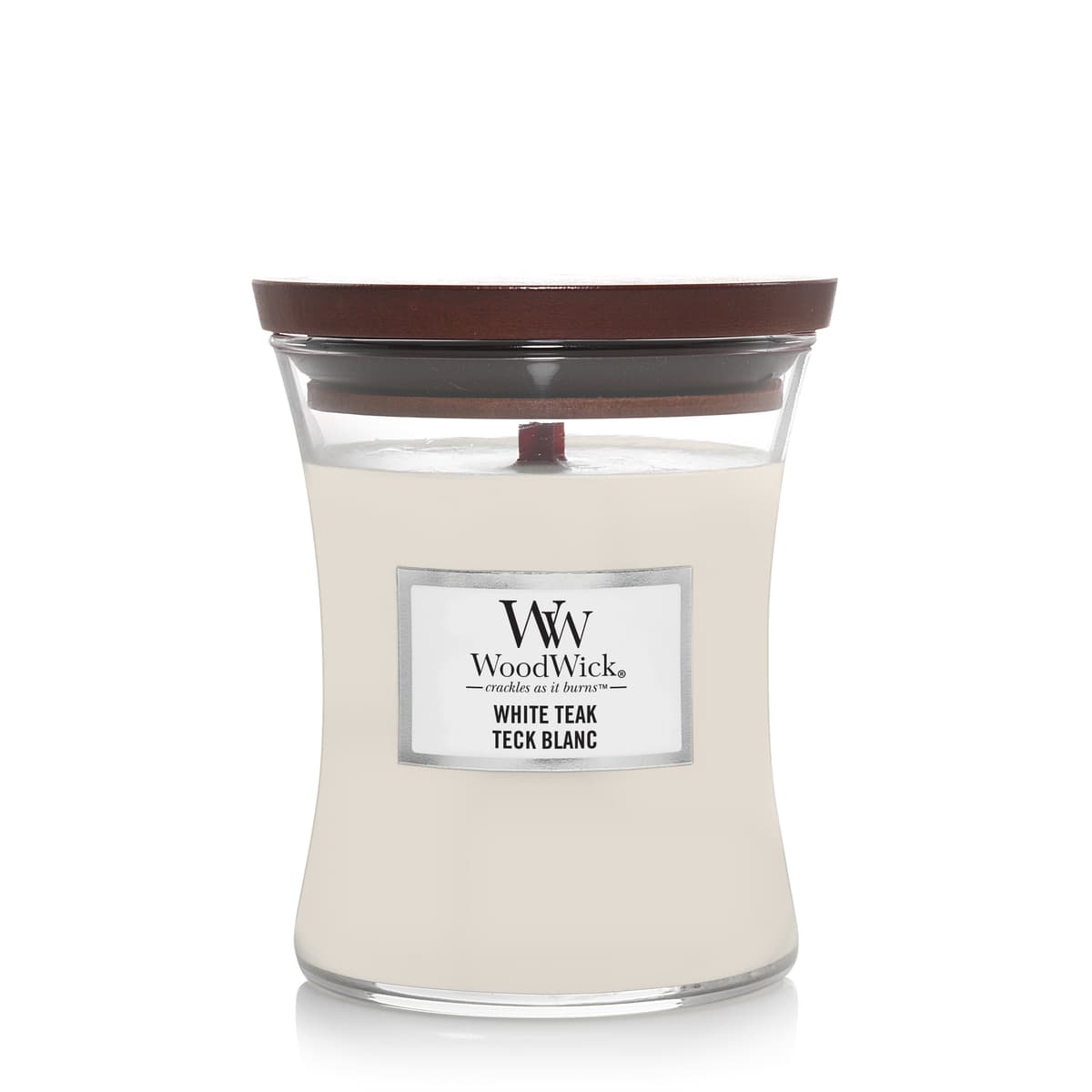 WW White Teak Medium Candle - 1