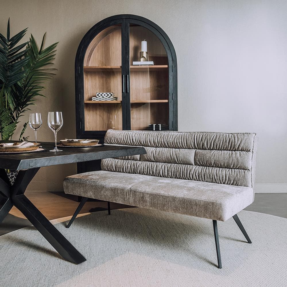 Eetkamerbank Rosora 160cm Beige - 2