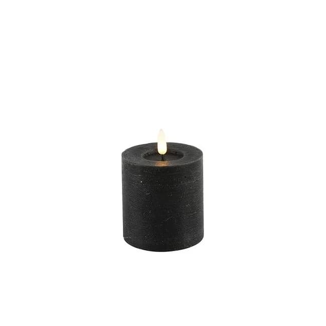 Stompkaars rustiek Ø7,5CM LED ro Lyon S zwart - 1