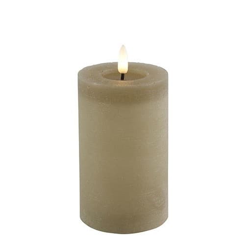 Stompkaars rustiek Ø7,5CM LED ro Lyon M beige - 1