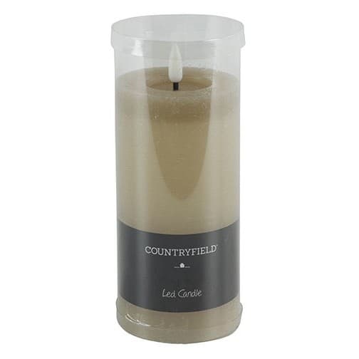 Stompkaars rustiek Ø7,5CM LED ro Lyon L beige - 2