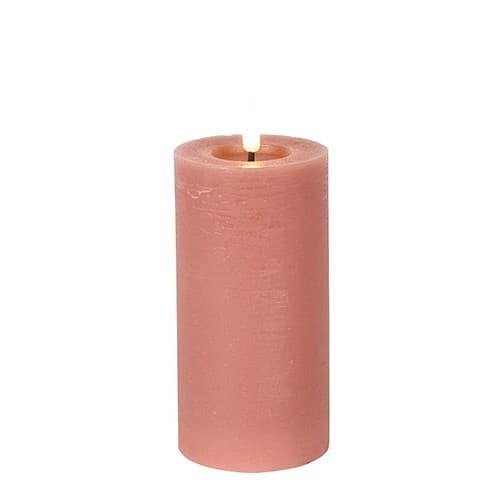 Stompkaars rustiek Ø7,5CM LED ro Lyon L roze - 1