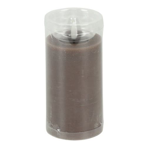 Stompkaars rustiek Ø7,5CM LED ro Lyon M bruin - 2