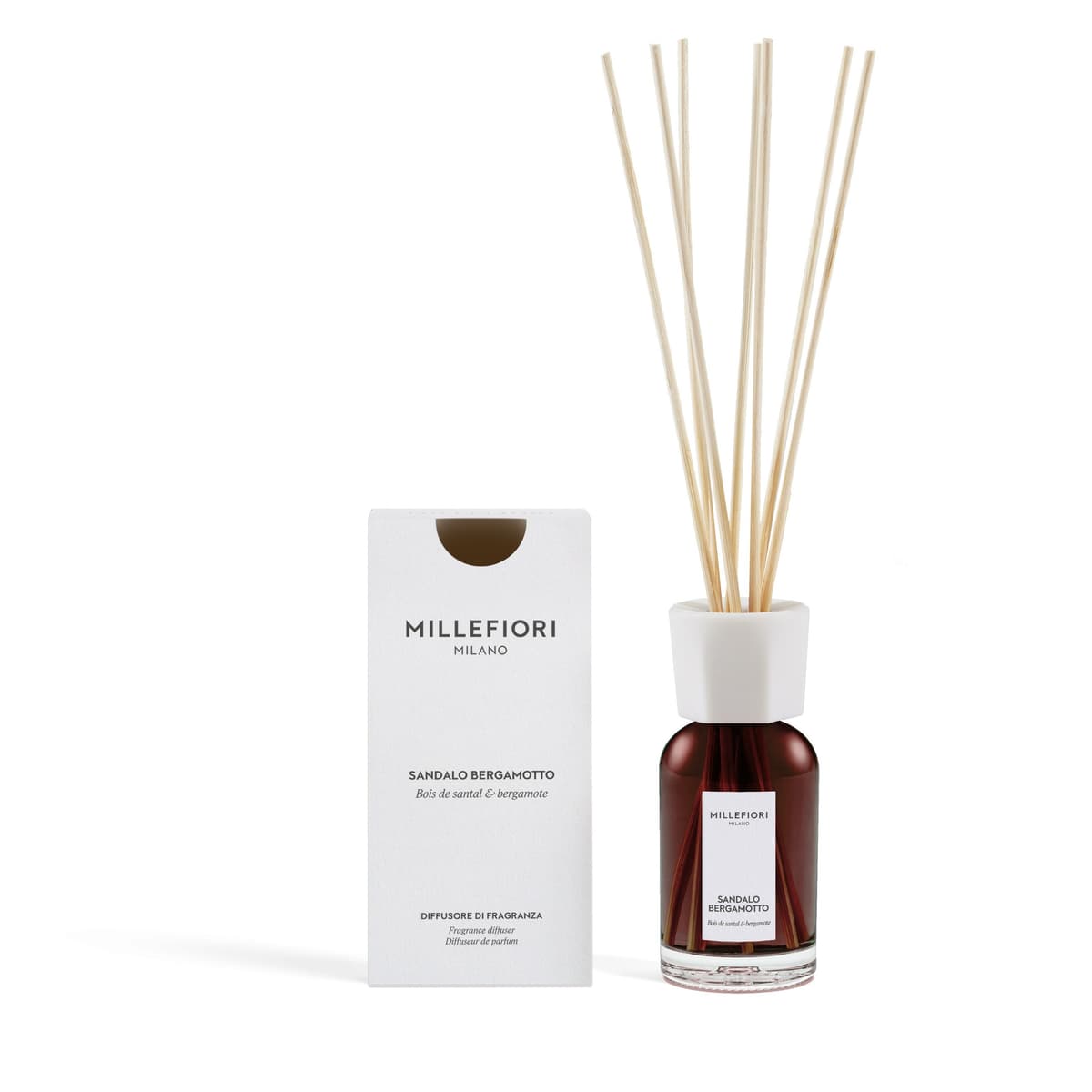 MM New Milano Reed Diffuser 100 ml Sandalo Bergamotto - 1
