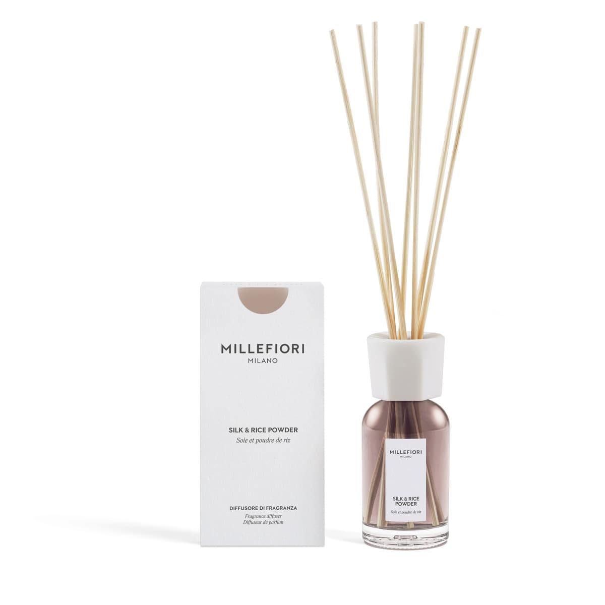 MM New Milano Reed Diffuser 100 ml Silk & Rice Powder - 1