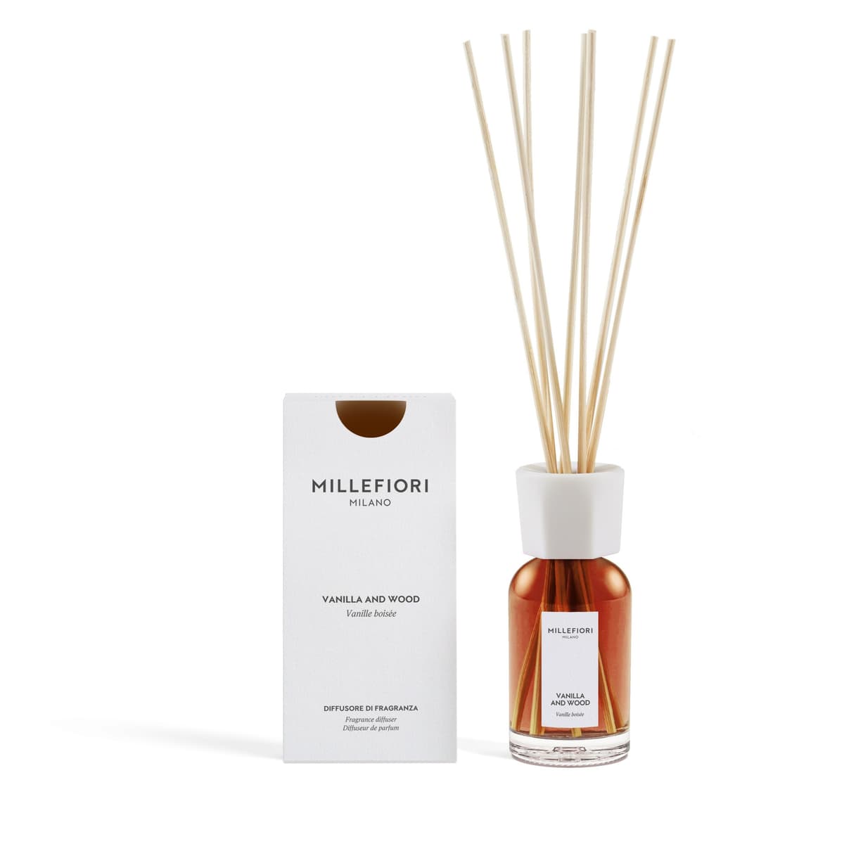 MM New Milano Reed Diffuser 100 ml Vanilla & Wood - 1