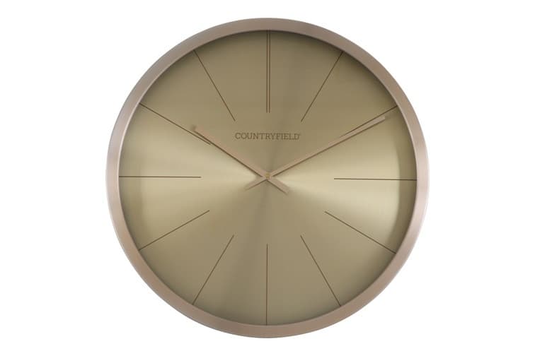 Wandklok ro Copper L goud - 1